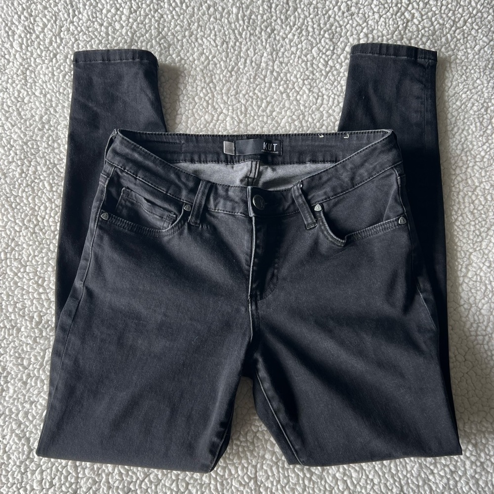 KUT from the kloth Black Skinny Jeans Size 6P